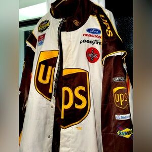 Vintage 90’s NASCAR UPS Dale Jarret Chase Authentics Racing Jacket